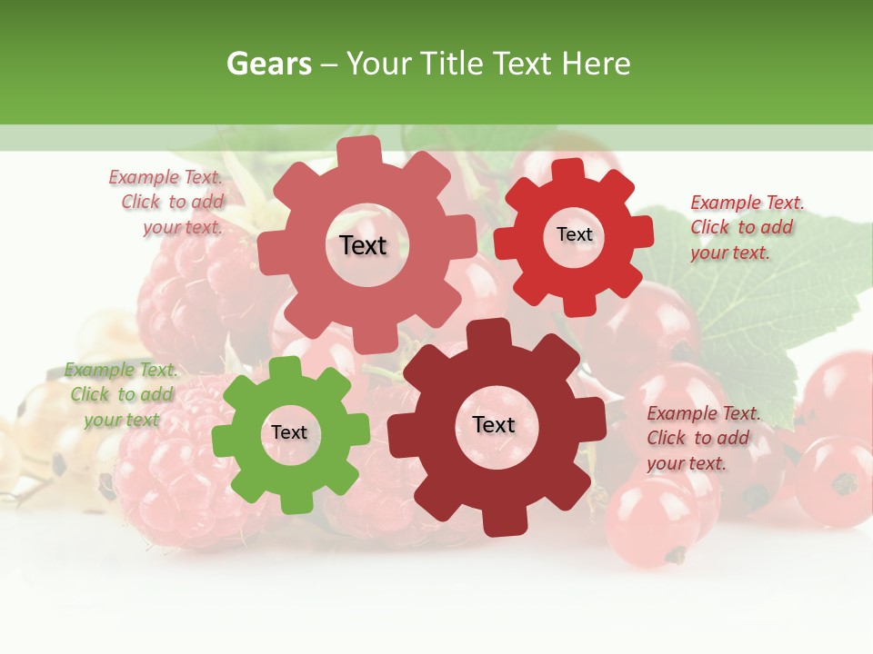 Healthy Eating Juicy Organic PowerPoint Template