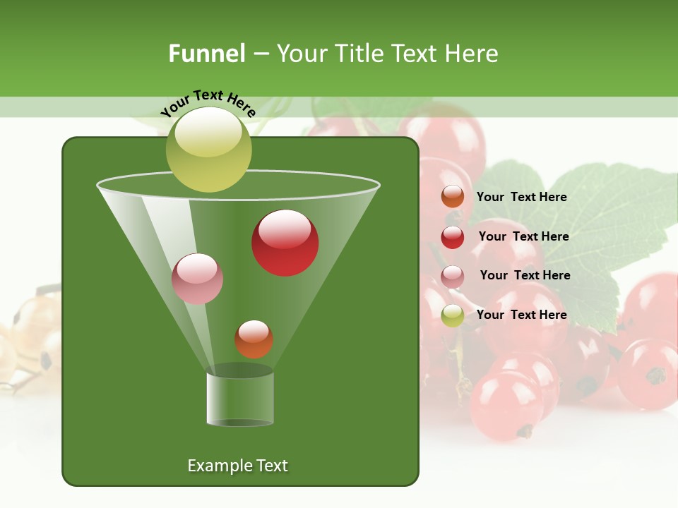 Healthy Eating Juicy Organic PowerPoint Template