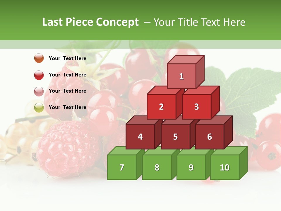 Healthy Eating Juicy Organic PowerPoint Template