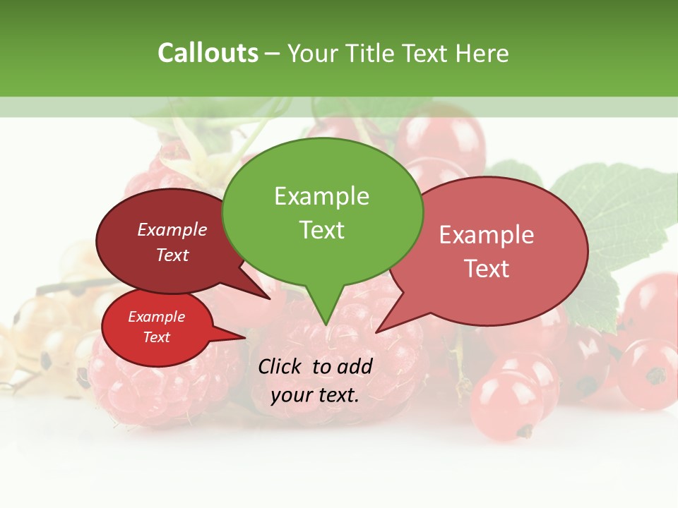 Healthy Eating Juicy Organic PowerPoint Template