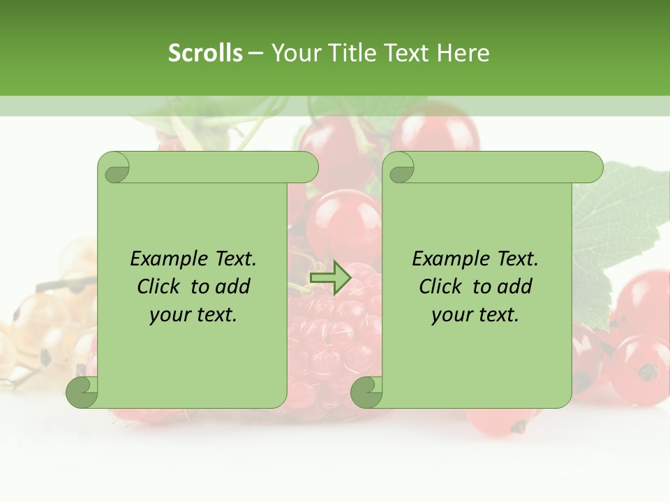 Healthy Eating Juicy Organic PowerPoint Template