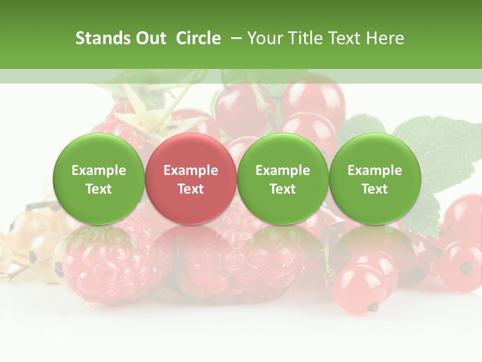 Healthy Eating Juicy Organic PowerPoint Template