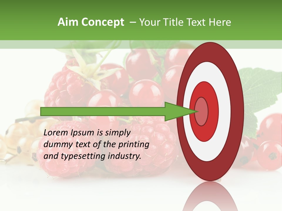 Healthy Eating Juicy Organic PowerPoint Template