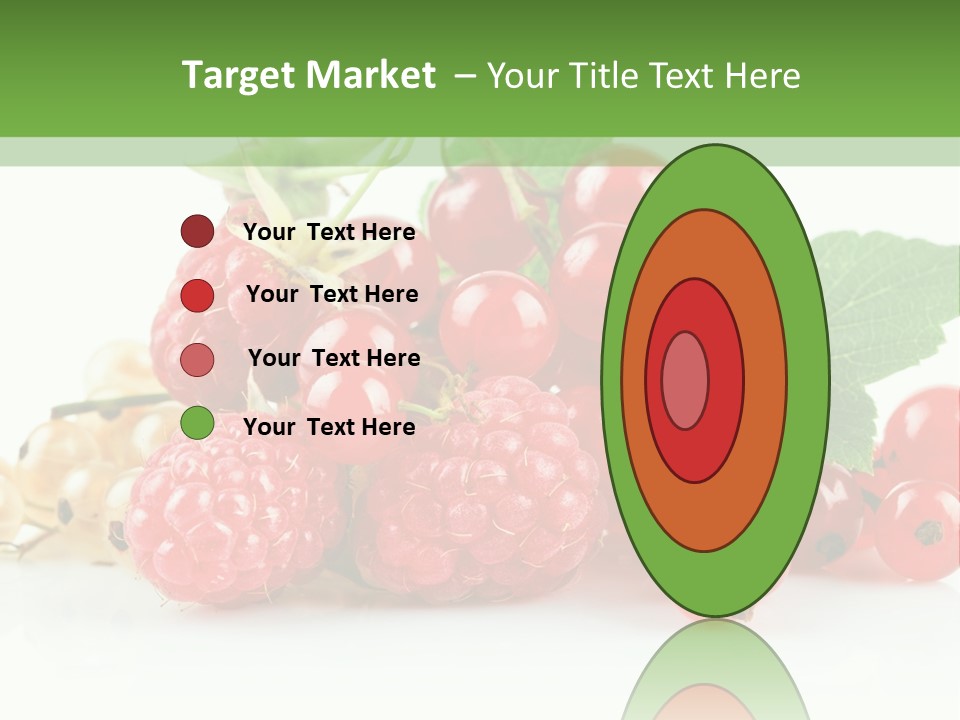 Healthy Eating Juicy Organic PowerPoint Template