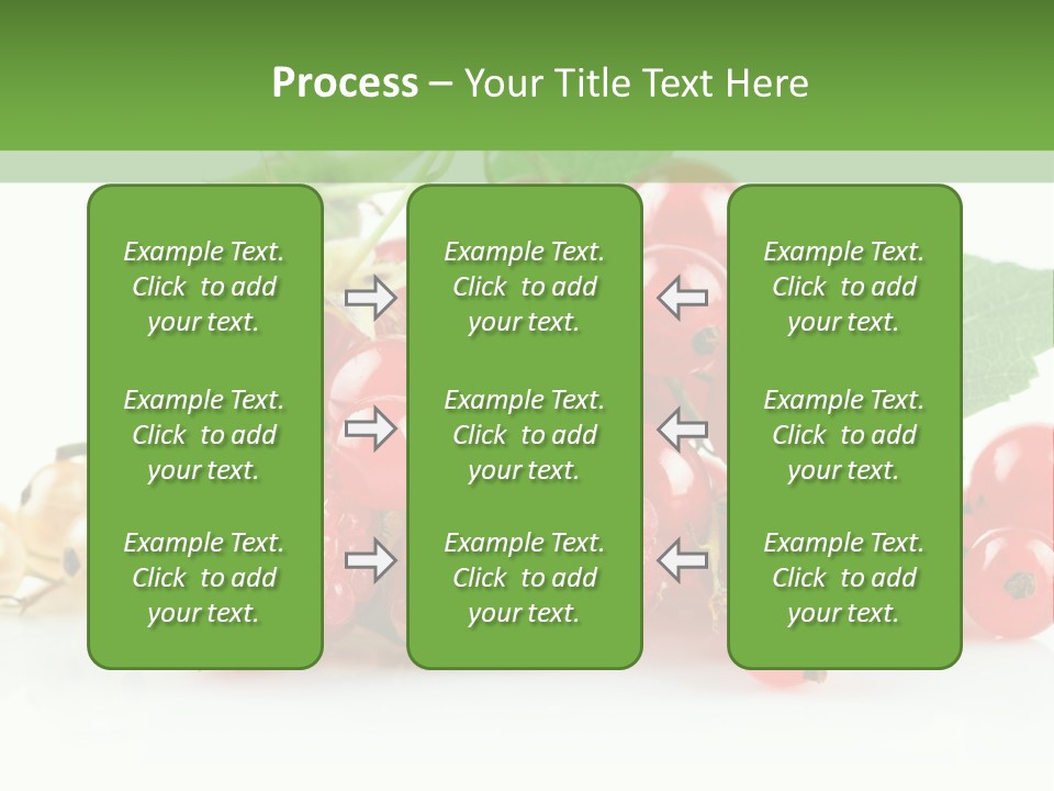 Healthy Eating Juicy Organic PowerPoint Template