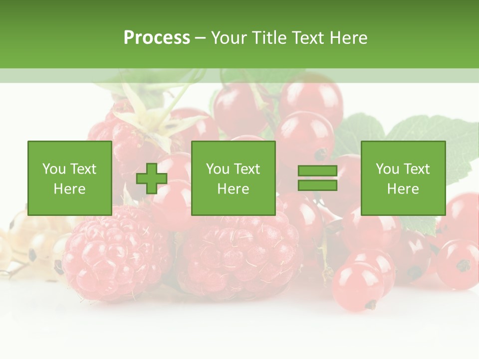 Healthy Eating Juicy Organic PowerPoint Template