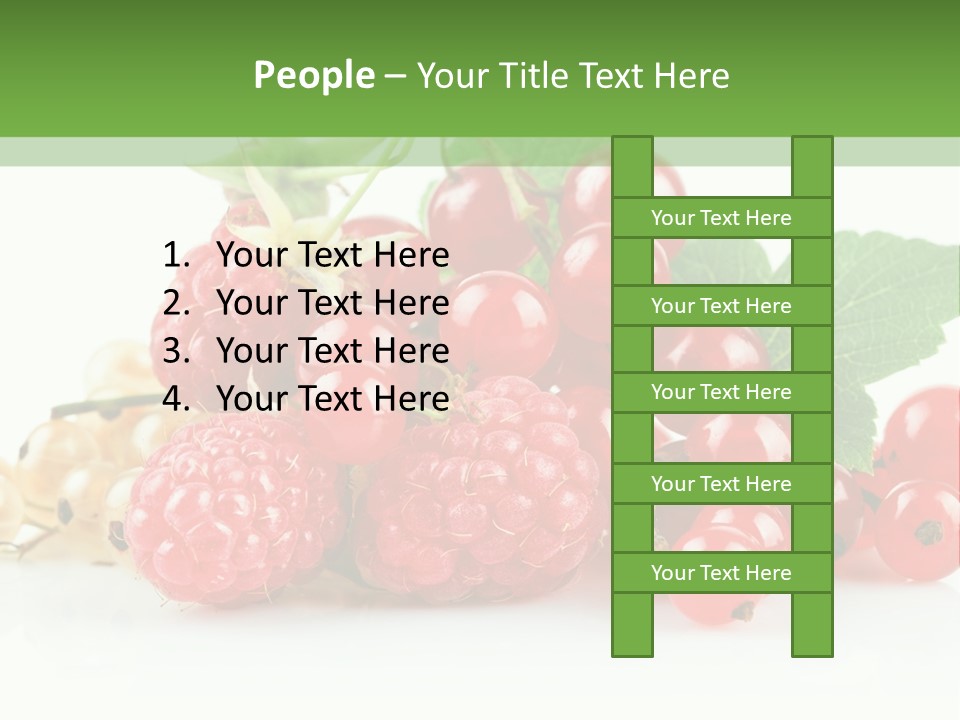 Healthy Eating Juicy Organic PowerPoint Template
