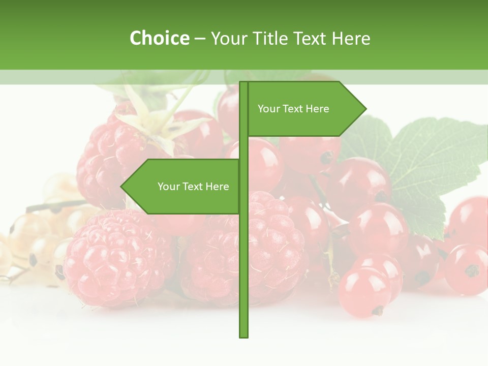 Healthy Eating Juicy Organic PowerPoint Template