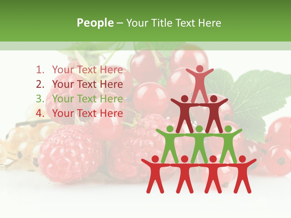 Healthy Eating Juicy Organic PowerPoint Template