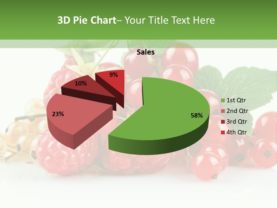 Healthy Eating Juicy Organic PowerPoint Template