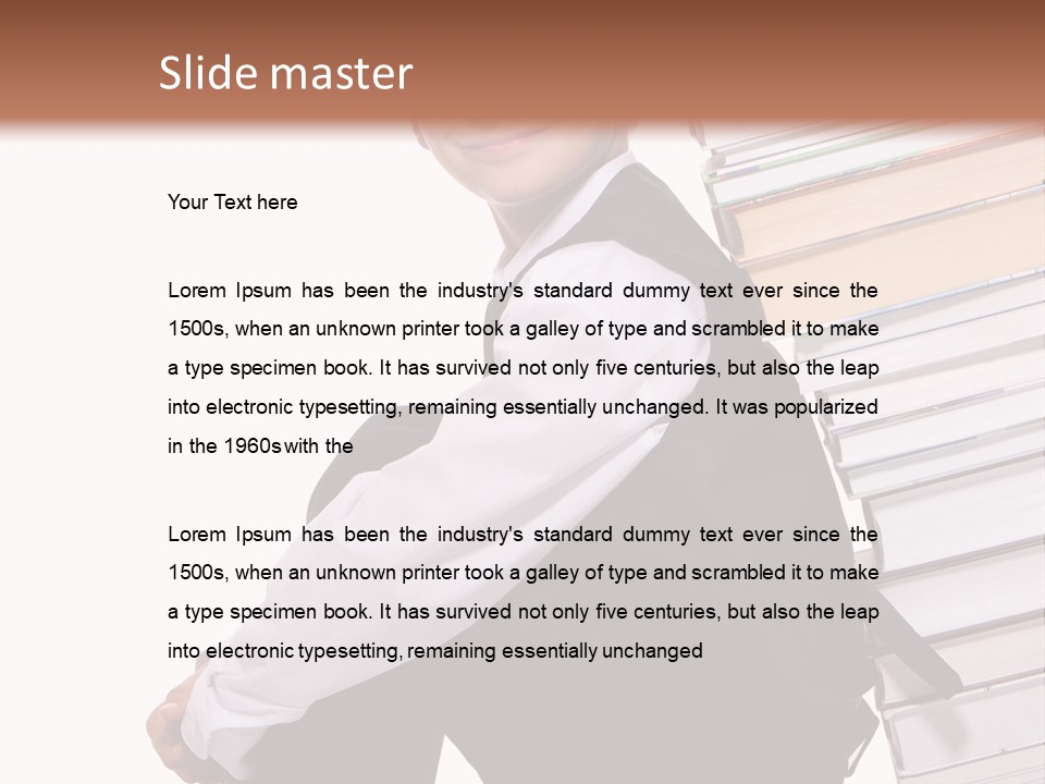 Sit Preschooler Teenager PowerPoint Template