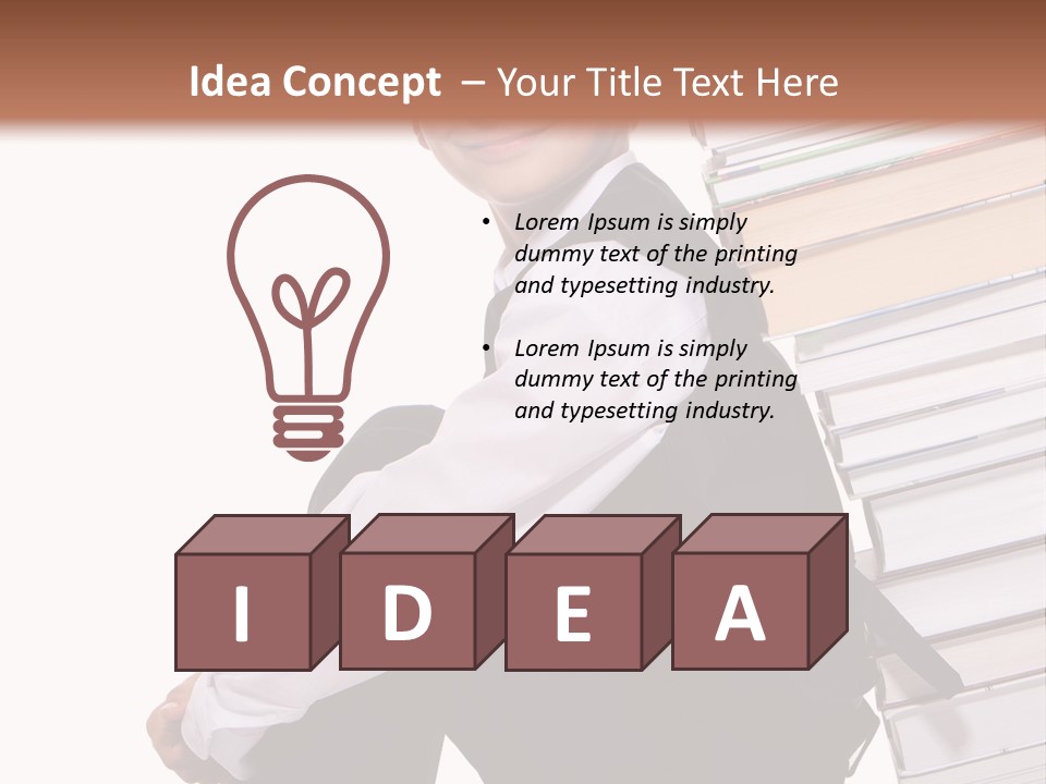 Sit Preschooler Teenager PowerPoint Template