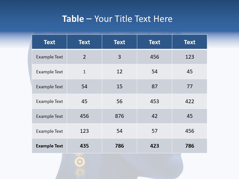 Cog People Medicine PowerPoint Template