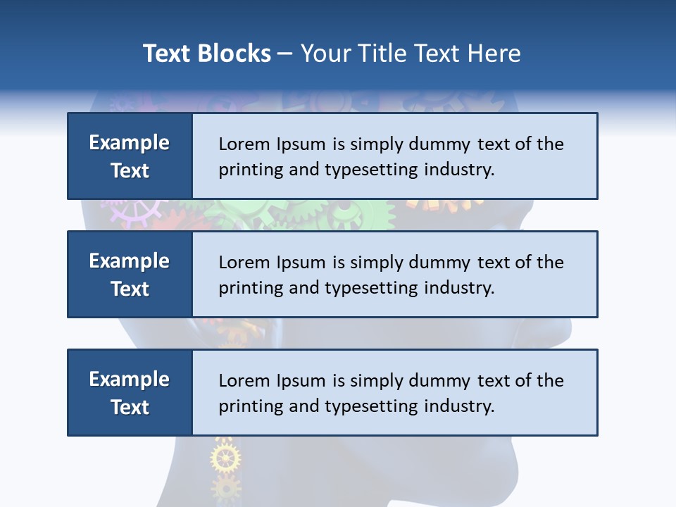 Cog People Medicine PowerPoint Template