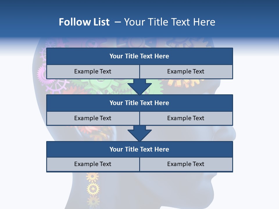 Cog People Medicine PowerPoint Template