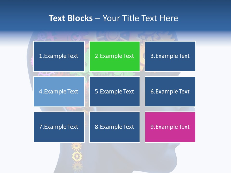 Cog People Medicine PowerPoint Template