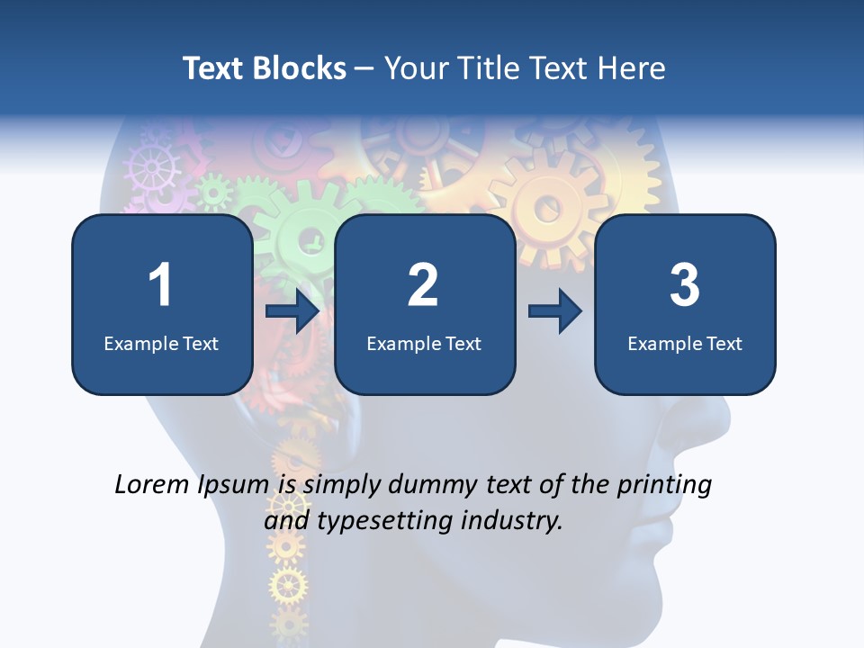 Cog People Medicine PowerPoint Template