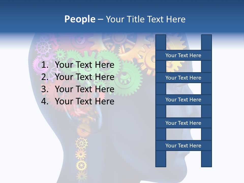 Cog People Medicine PowerPoint Template