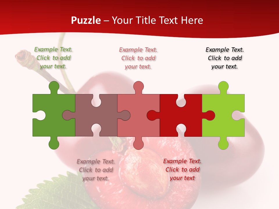 Object Ripe Half PowerPoint Template