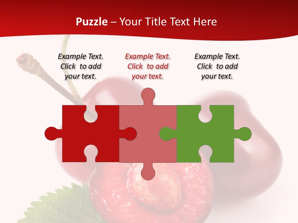 Object Ripe Half PowerPoint Template