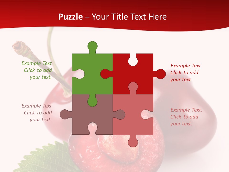 Object Ripe Half PowerPoint Template