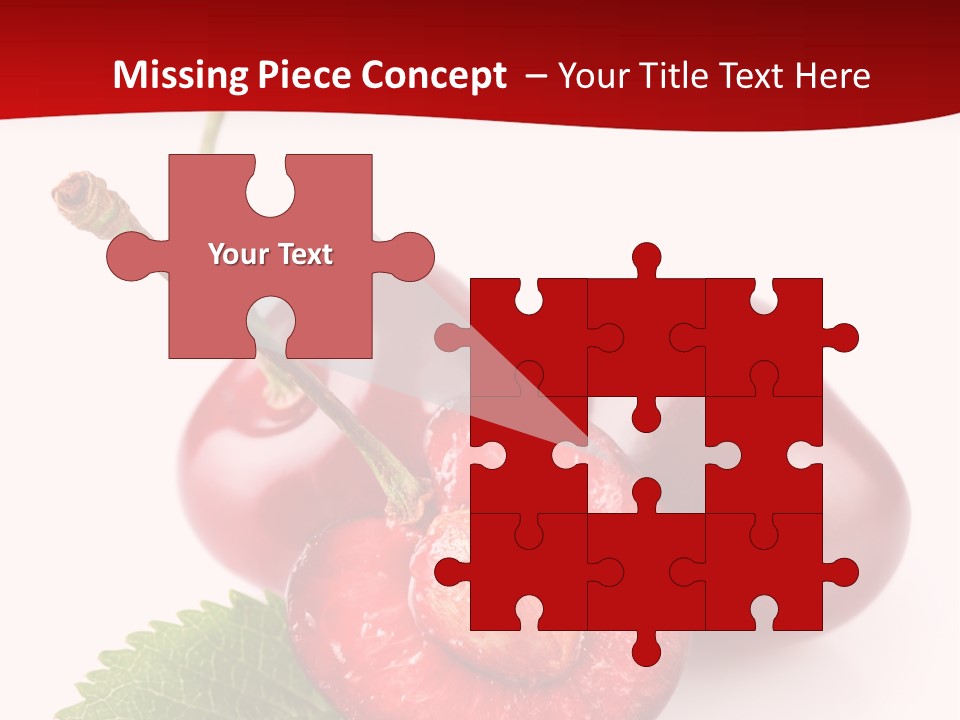 Object Ripe Half PowerPoint Template