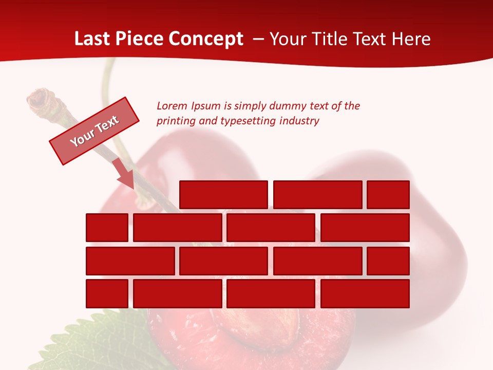 Object Ripe Half PowerPoint Template