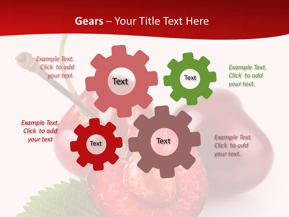 Object Ripe Half PowerPoint Template