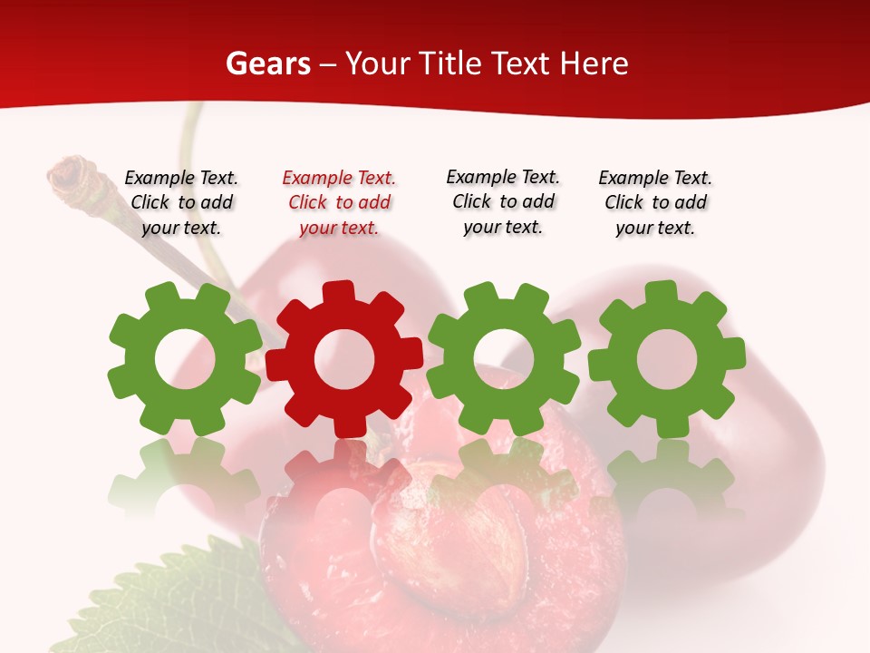 Object Ripe Half PowerPoint Template