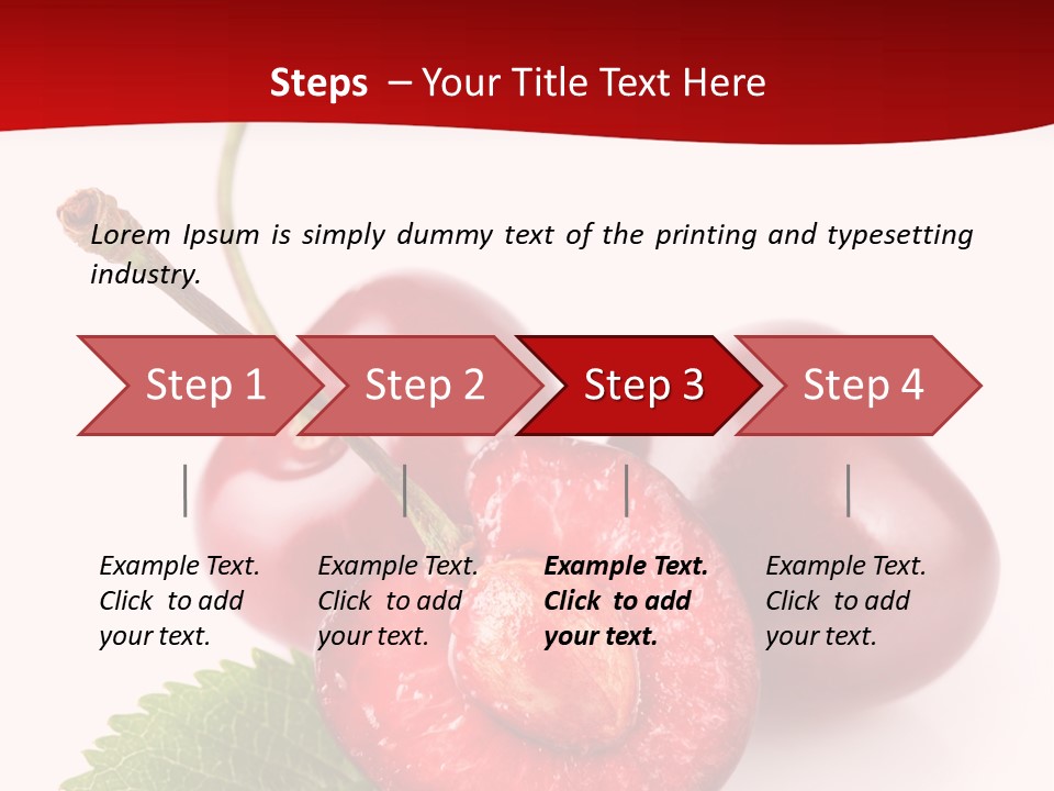 Object Ripe Half PowerPoint Template