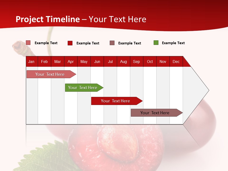 Object Ripe Half PowerPoint Template