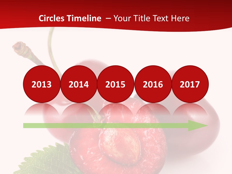 Object Ripe Half PowerPoint Template