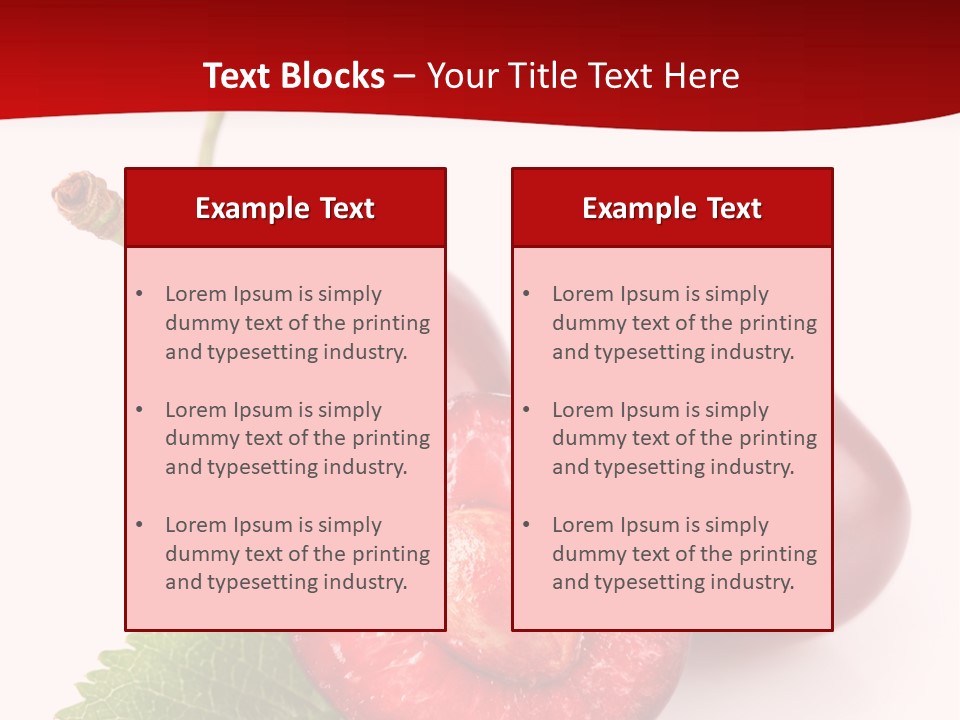 Object Ripe Half PowerPoint Template