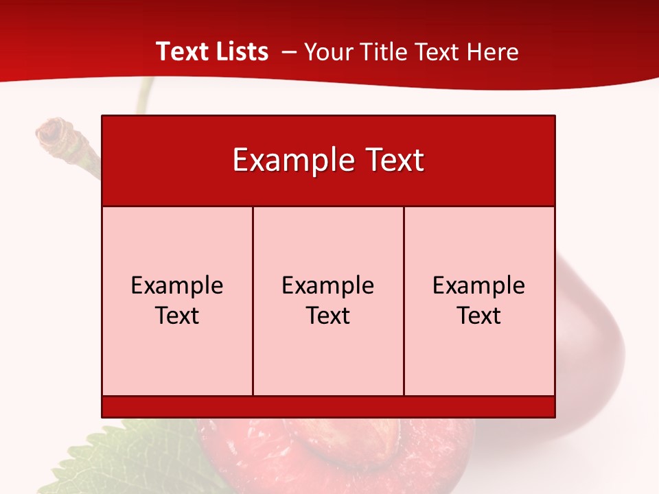 Object Ripe Half PowerPoint Template