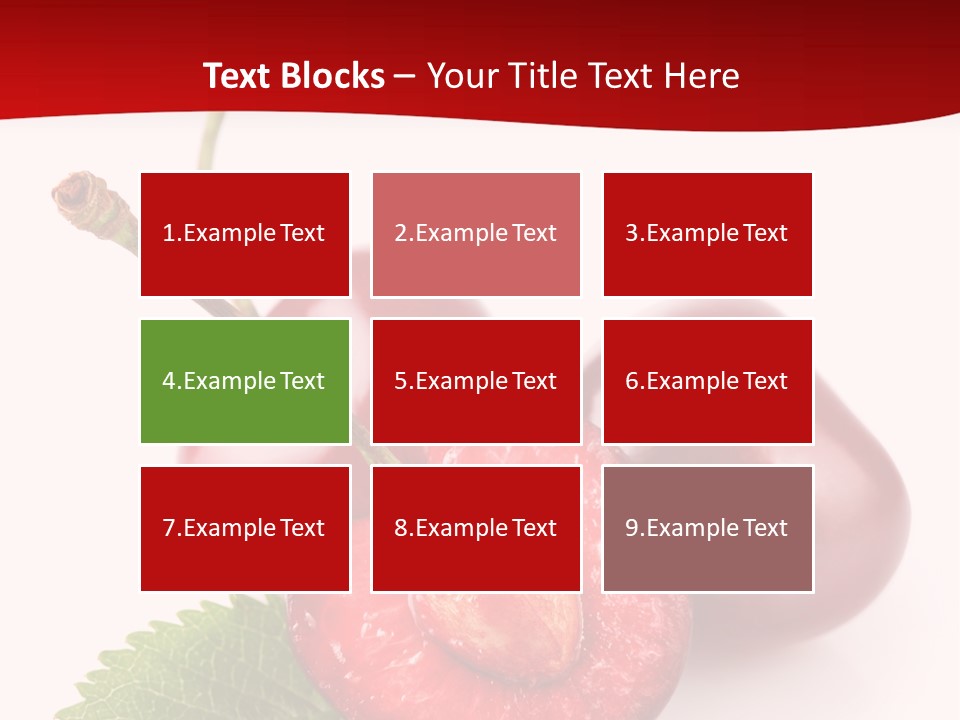 Object Ripe Half PowerPoint Template