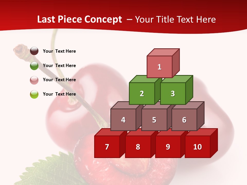 Object Ripe Half PowerPoint Template