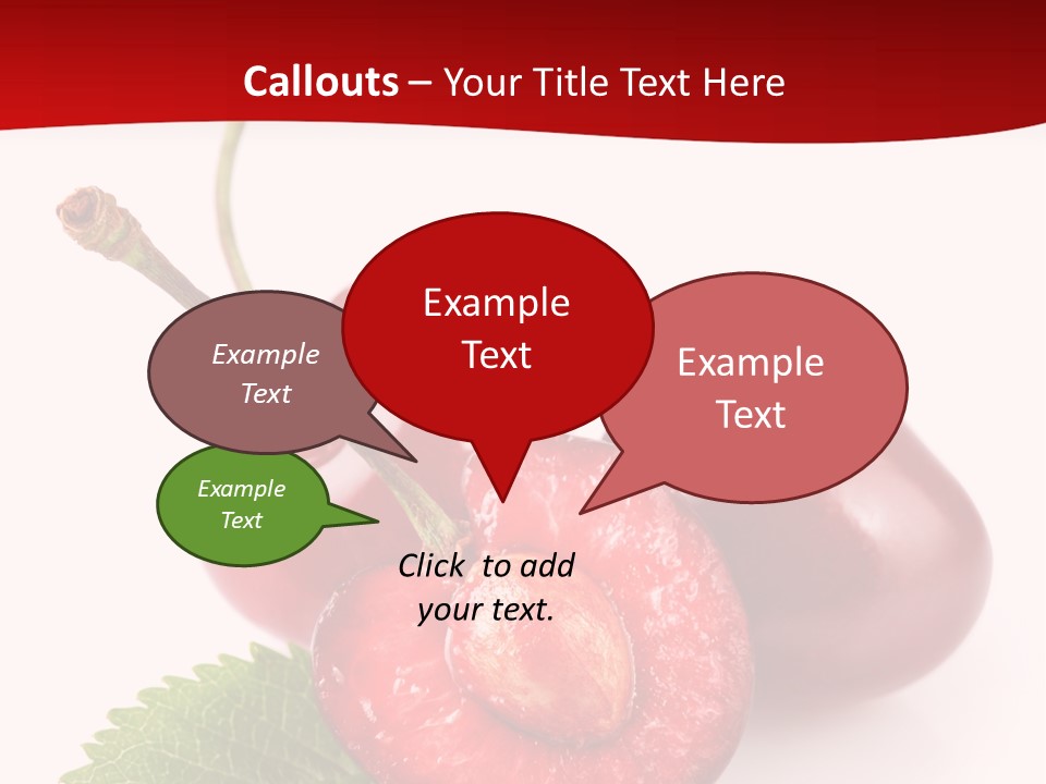 Object Ripe Half PowerPoint Template