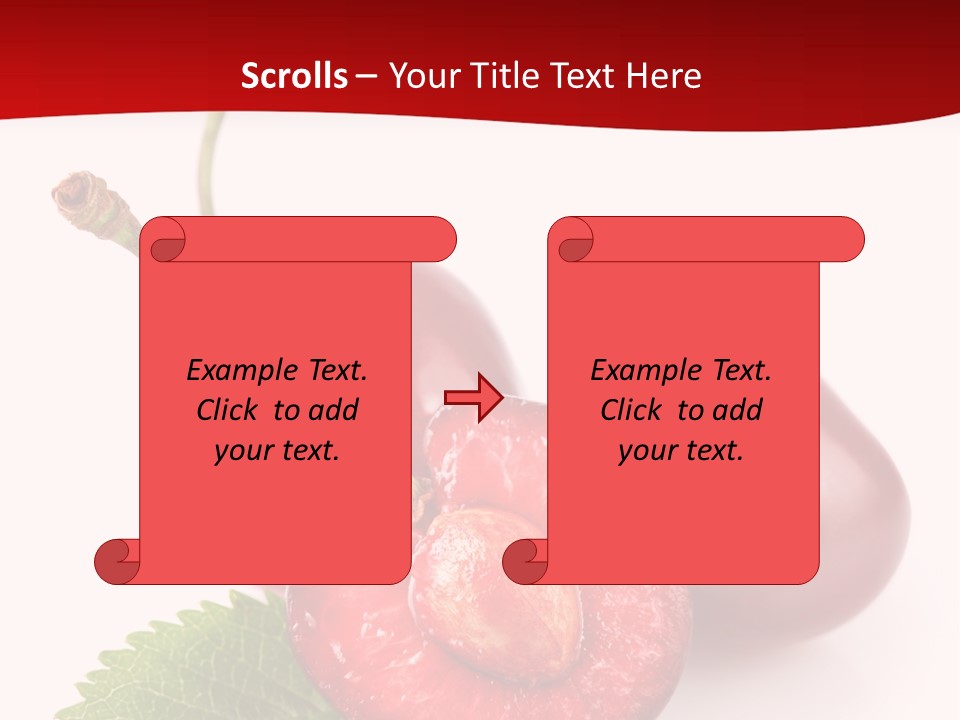 Object Ripe Half PowerPoint Template