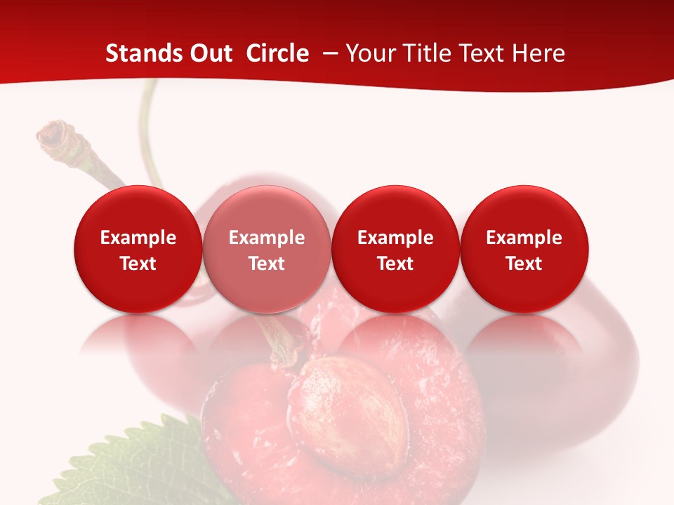 Object Ripe Half PowerPoint Template