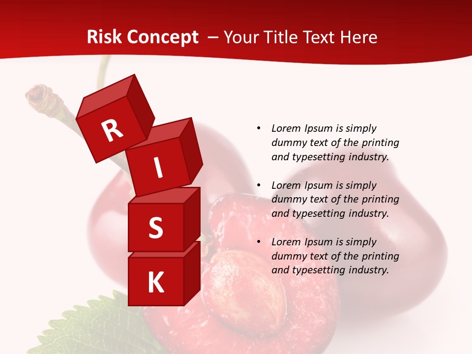 Object Ripe Half PowerPoint Template