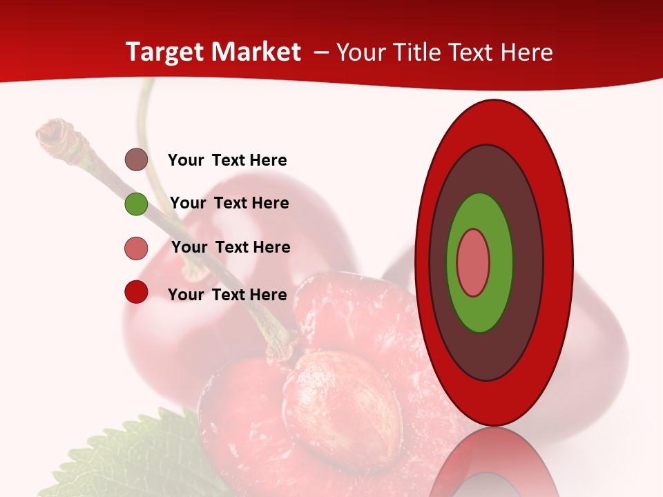 Object Ripe Half PowerPoint Template