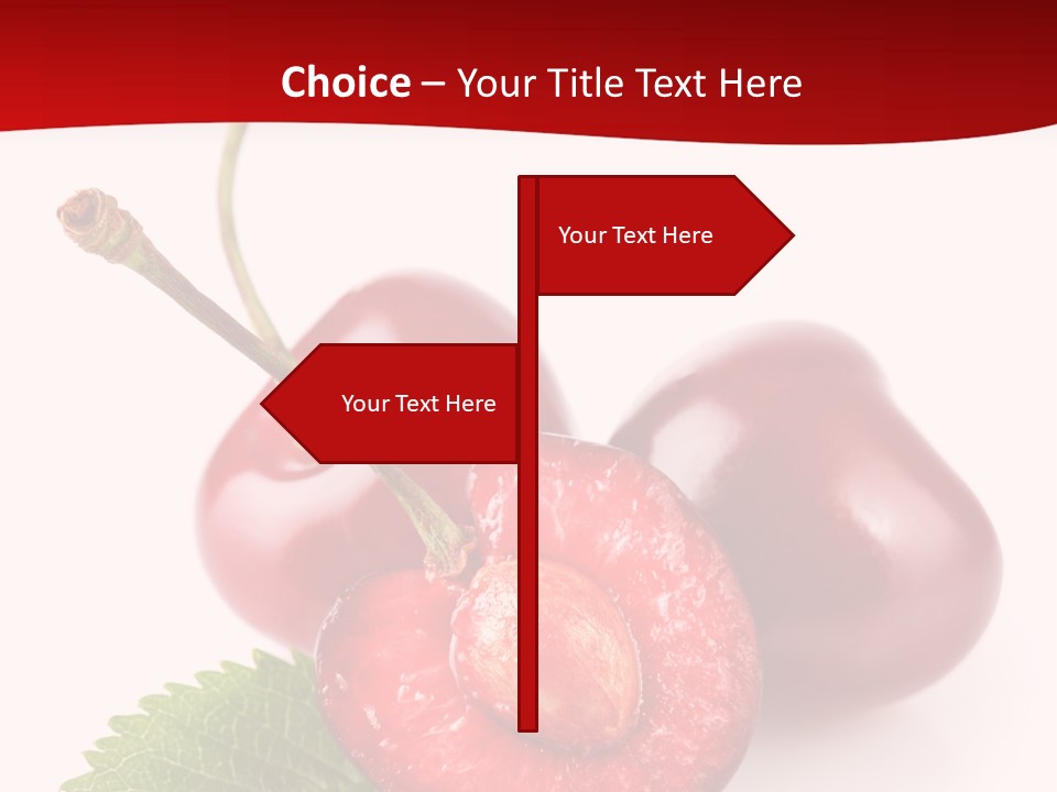 Object Ripe Half PowerPoint Template