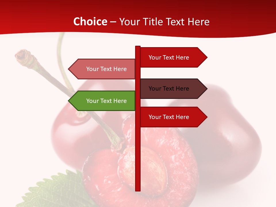 Object Ripe Half PowerPoint Template