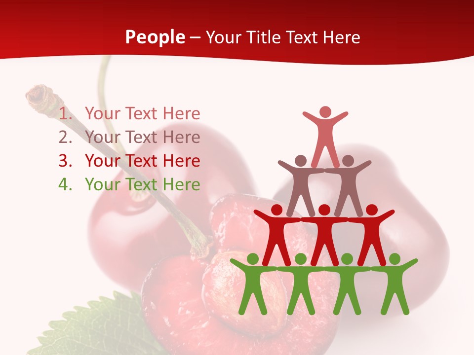 Object Ripe Half PowerPoint Template