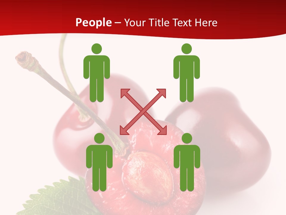 Object Ripe Half PowerPoint Template