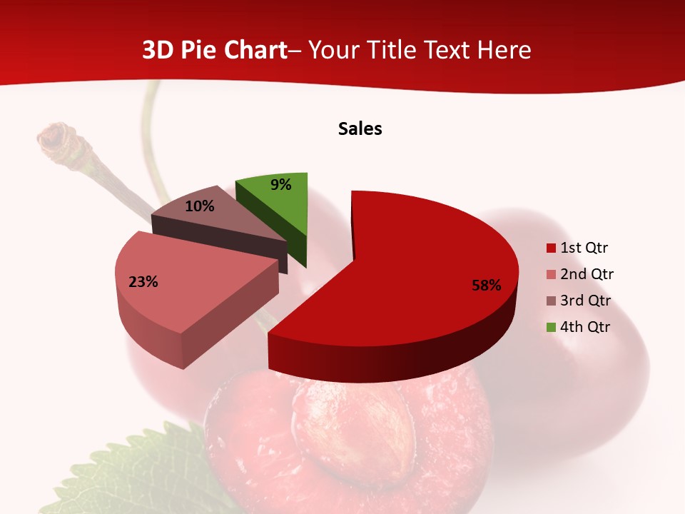 Object Ripe Half PowerPoint Template