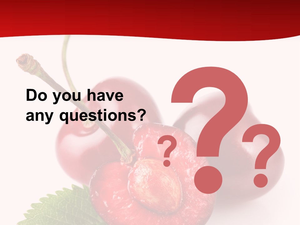 Object Ripe Half PowerPoint Template