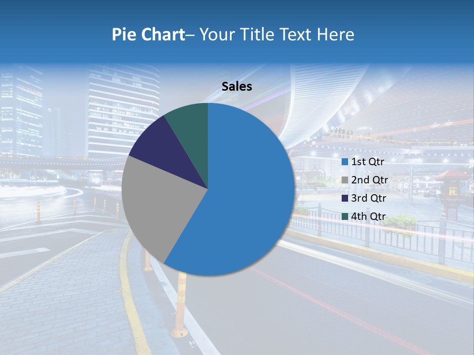 Driving Street Urban PowerPoint Template