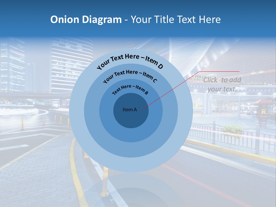 Driving Street Urban PowerPoint Template
