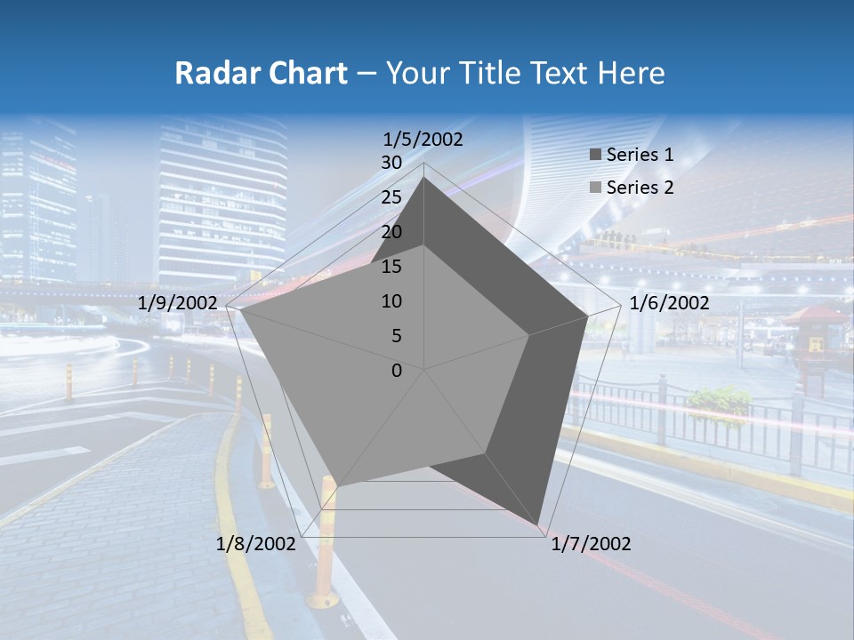 Driving Street Urban PowerPoint Template